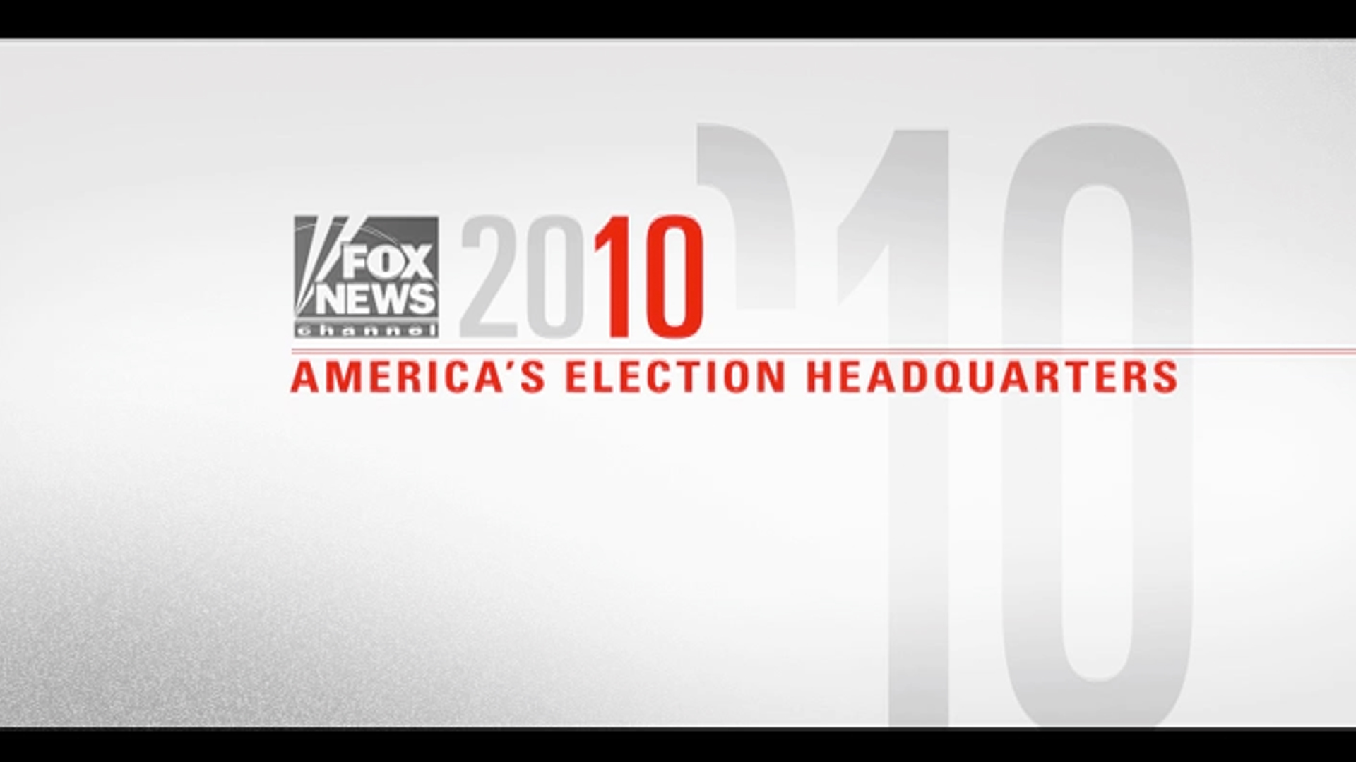 National Television Commercial - We're Everywhere Political Campaign. Fox News Channel 2010.