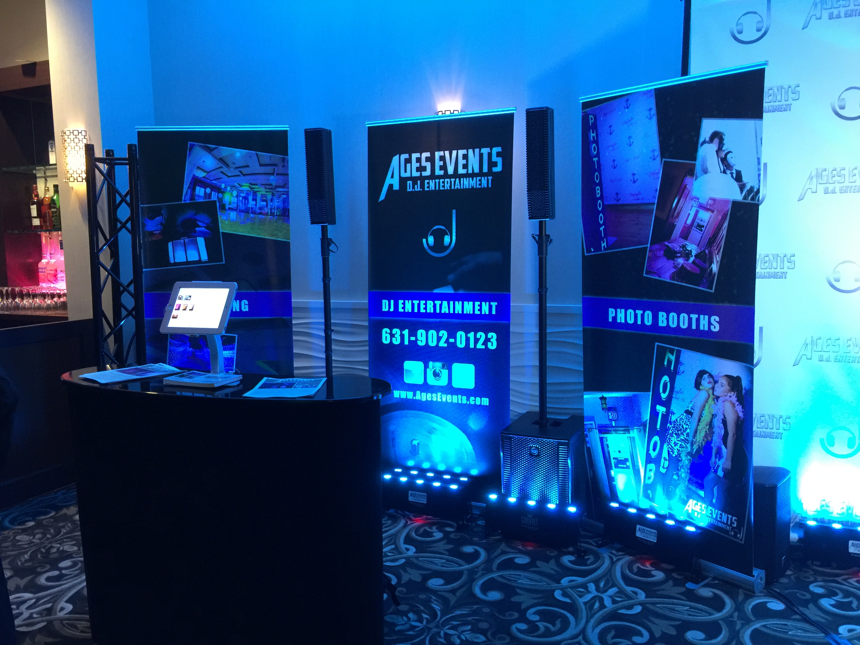 Retractable Banner Designs - AGES Events D.J Entertainment 2015.